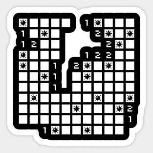 minesweeper Sticker